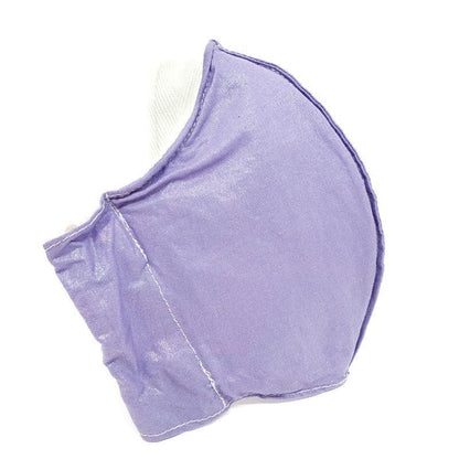 Mask - Large - Metallic Purple White Lining by imakecutestuff