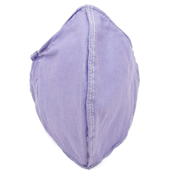Mask - Large - Metallic Purple White Lining by imakecutestuff