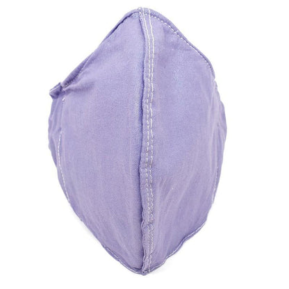 Mask - Large - Metallic Purple White Lining by imakecutestuff