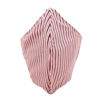 Mask - Medium - Red White Candy Stripe by imakecutestuff