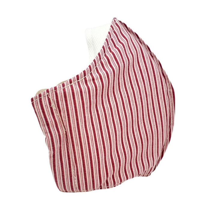 Mask - Medium - Red White Candy Stripe by imakecutestuff