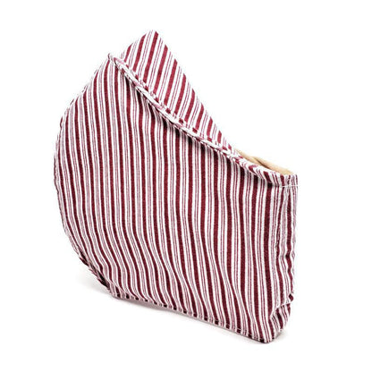 Mask - Small - Red White Candy Stripe by imakecutestuff
