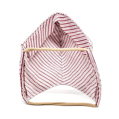 Mask - Small - Red White Candy Stripe by imakecutestuff