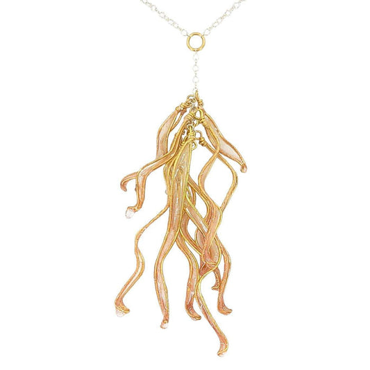 Necklace - Large Petal Cascade (Assorted Colors) by Verso