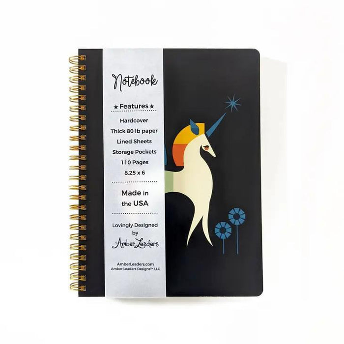 Notebook - Unicorn Spiral Bound by Amber Leaders Designs