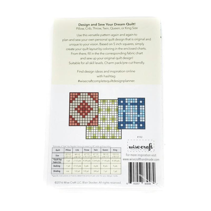 Pattern - The Complete Quilt Design Planner by Wise Craft