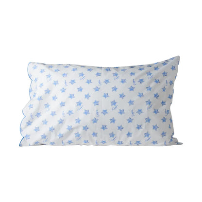 Phi Mu Cotton Scalloped Pillowcase