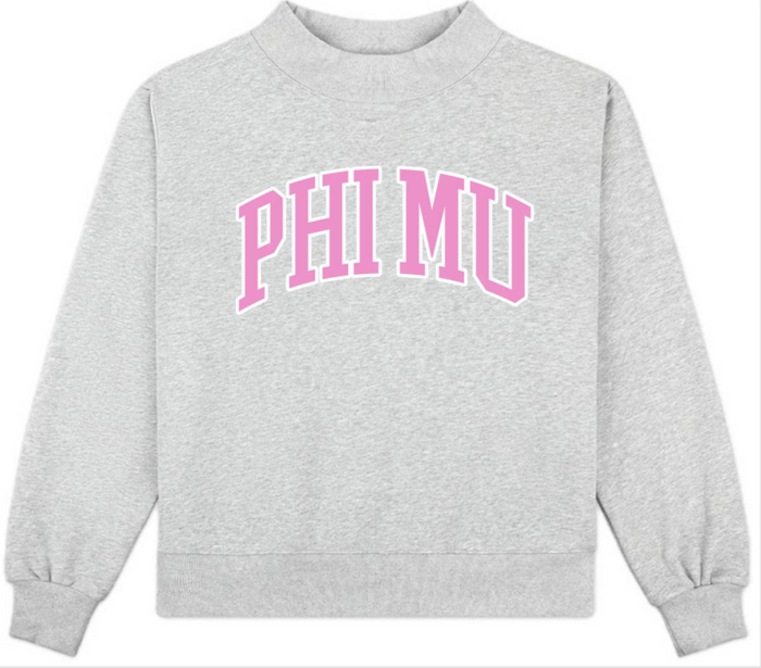 Phi Mu Mock Neck