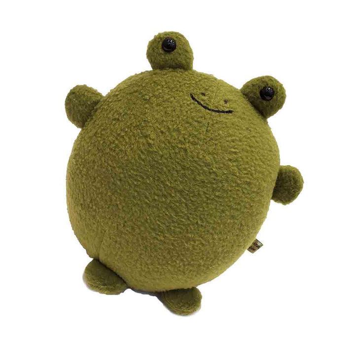 Plush - Chubby Frog in Olive Green by Beautifully Regular