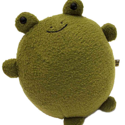 Plush - Chubby Frog in Olive Green by Beautifully Regular