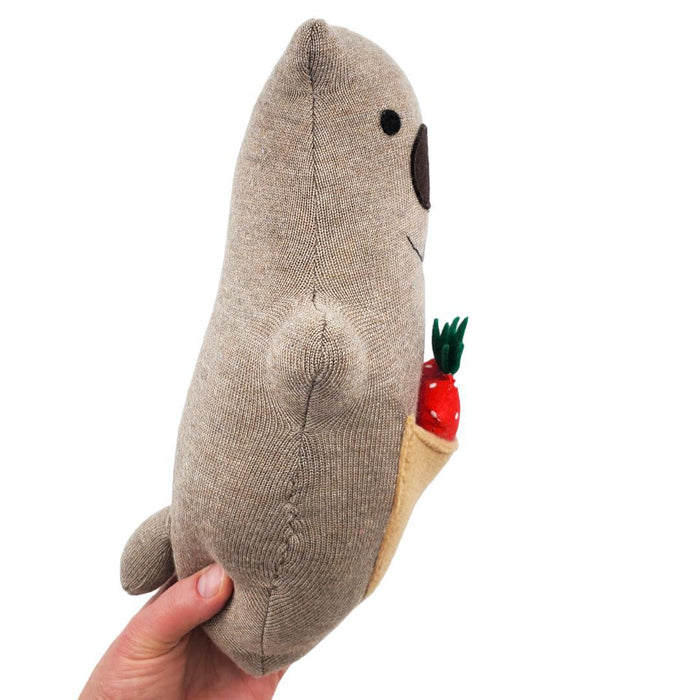 Plush - Happy Groundhog (Strawberry) by The Happy Groundhog Studio
