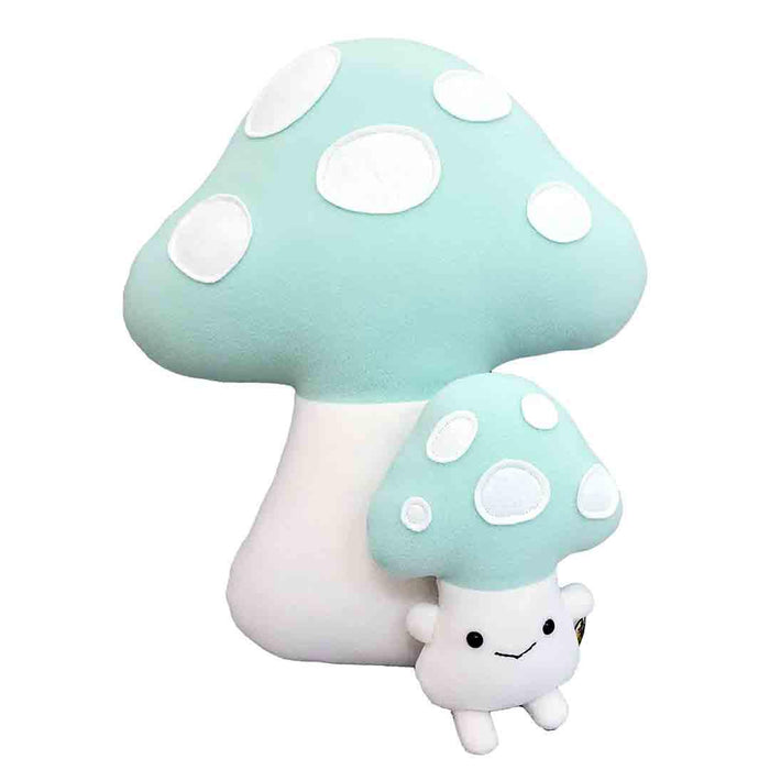 Plush - Large Mushroom Pillow (Mint Green) by Beautifully Regular