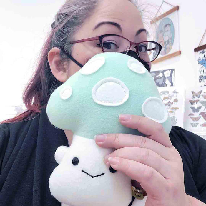 Plush - Mushroom Friend (Blue) by Beautifully Regular