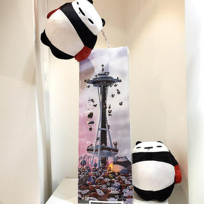 Prints (Seattle Themed) - Space Needle by Punching Pandas
