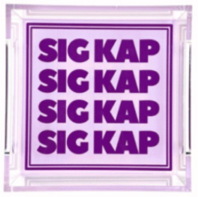 Sigma Kappa Acrylic Tray