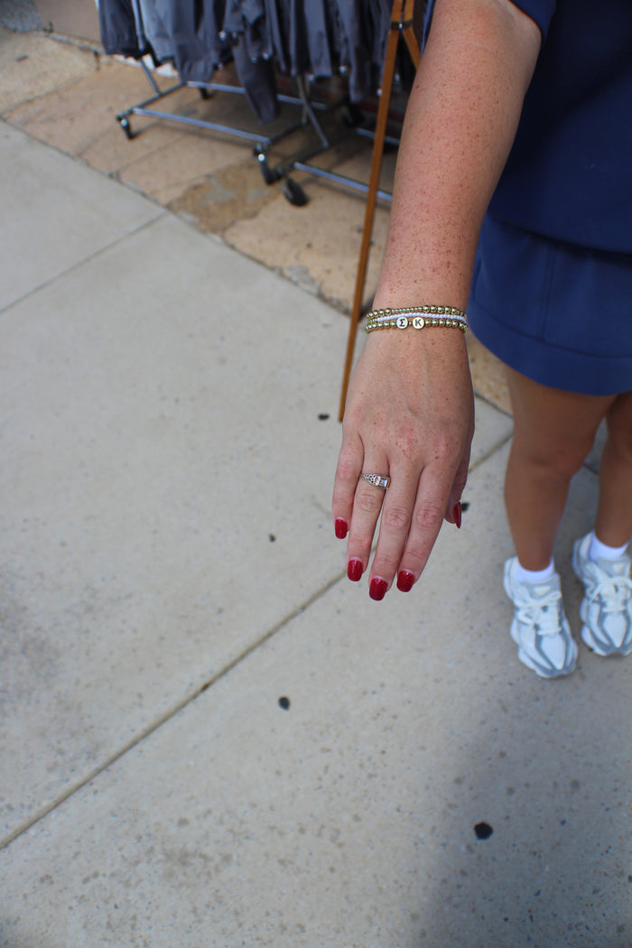 Sigma Kappa Beaded Bracelet Stack