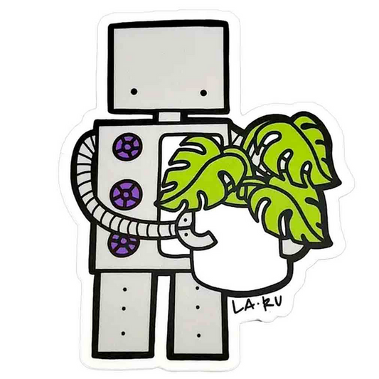 Sticker - Robot Monstera by La Ru