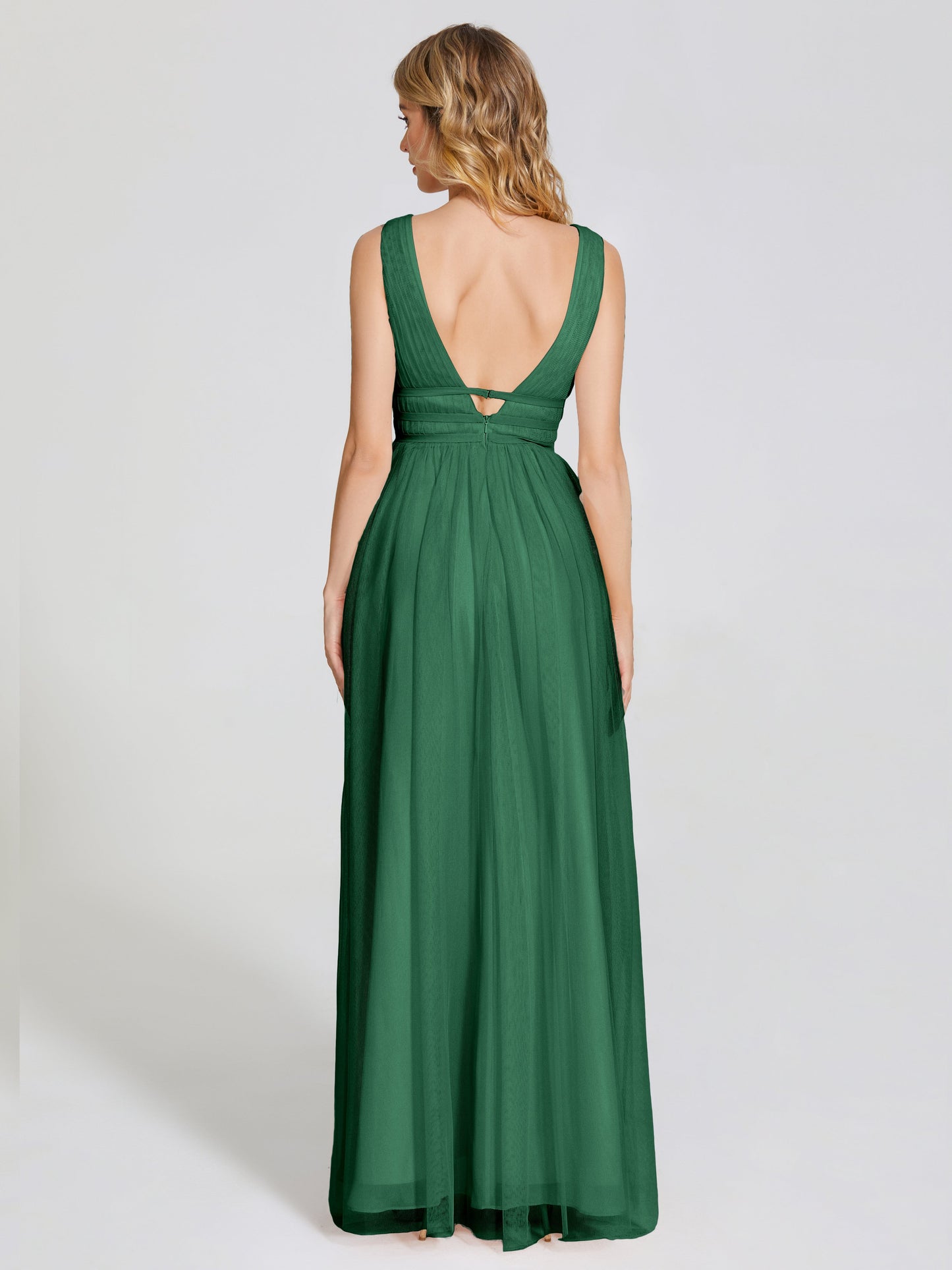 Elliana Straps Tulle Empire Waist Bridesmaid Dress
