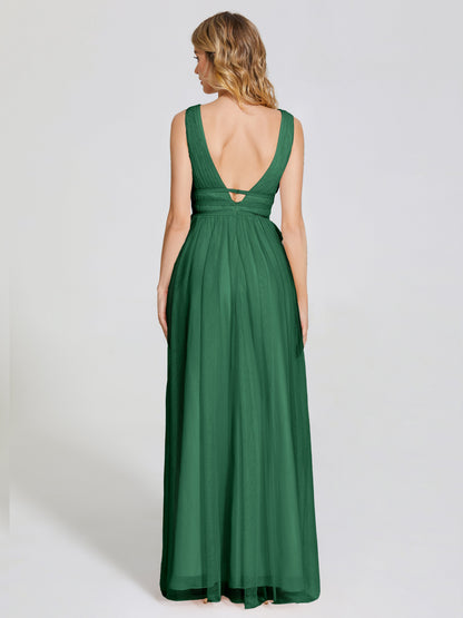 Elliana Straps Tulle Empire Waist Bridesmaid Dress