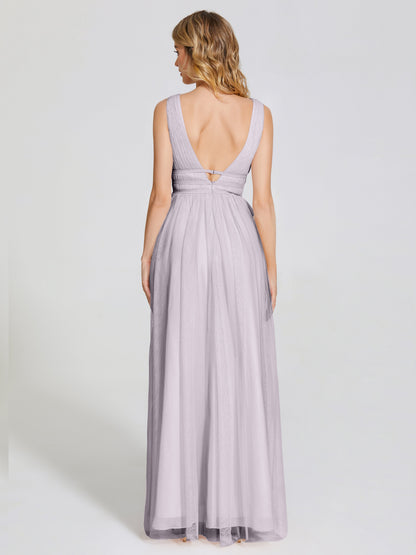 Elliana Straps Tulle Empire Waist Bridesmaid Dress