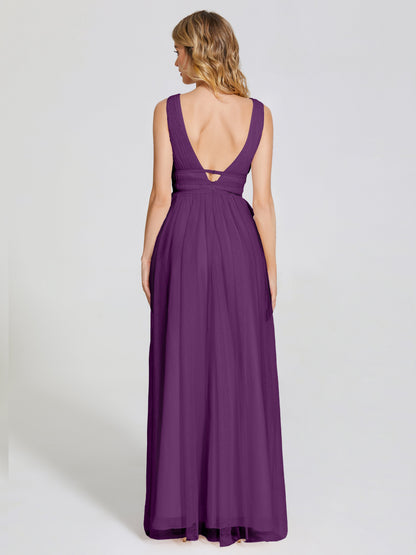 Elliana Straps Tulle Empire Waist Bridesmaid Dress