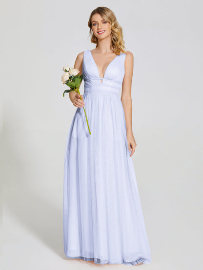 Elliana Straps Tulle Empire Waist Bridesmaid Dress