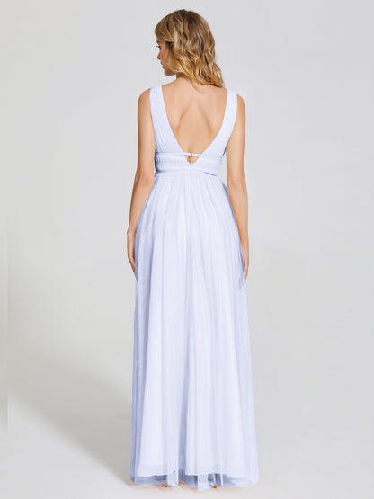 Elliana Straps Tulle Empire Waist Bridesmaid Dress