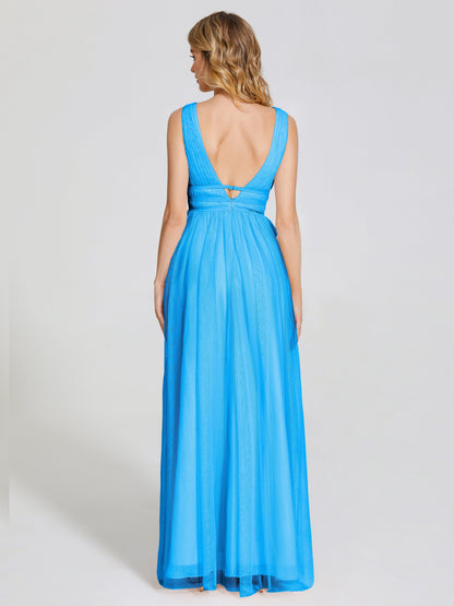 Elliana Straps Tulle Empire Waist Bridesmaid Dress