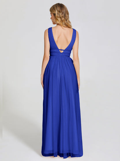 Elliana Straps Tulle Empire Waist Bridesmaid Dress