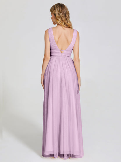 Elliana Straps Tulle Empire Waist Bridesmaid Dress
