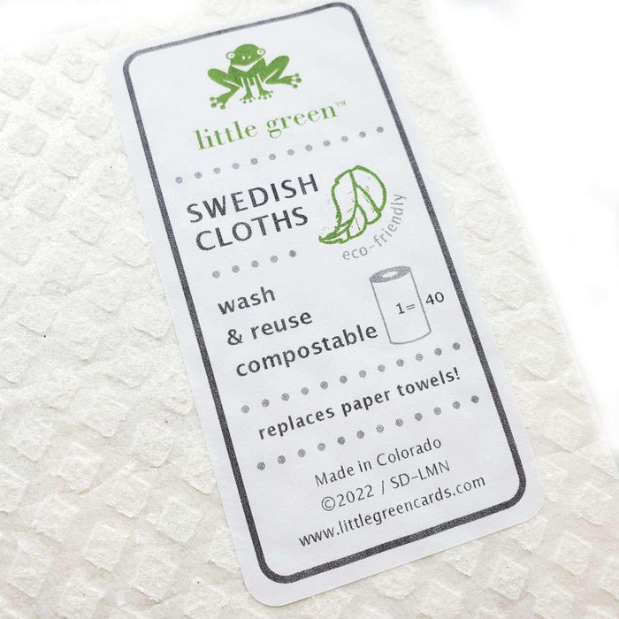 Swedish Dish Cloth - Pink Cosmos by Little Green