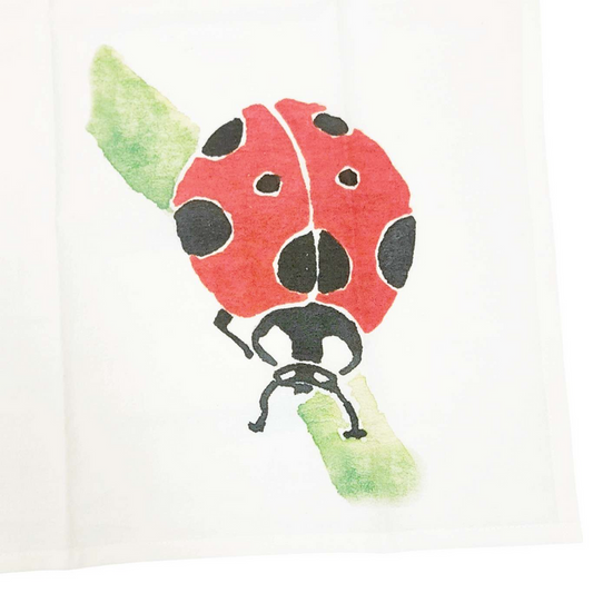 Tea Towel - Ladybug by Chavah's Garden