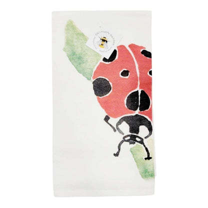 Tea Towel - Ladybug by Chavah's Garden