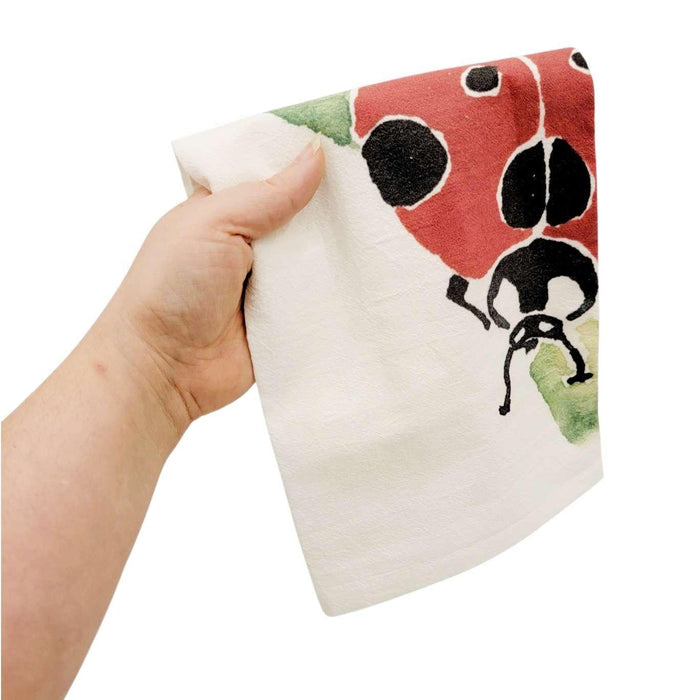 Tea Towel - Ladybug by Chavah's Garden