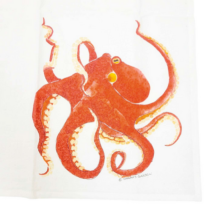 Tea Towel - Octopus by Chavah's Garden