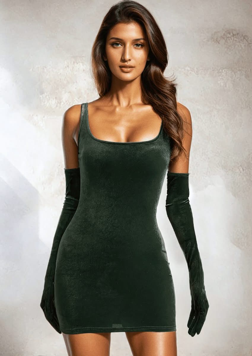 Velvet Mini Dress