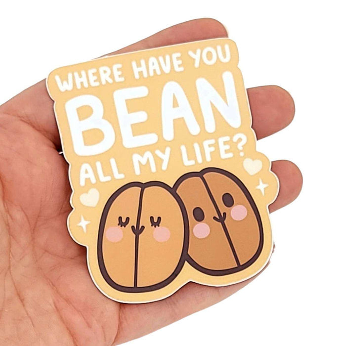 Vinyl Stickers - Where Have You BEAN by Mis0 Happy