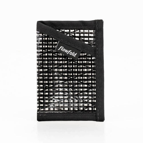 Wallet - Minimalist Card Holder - Black - by Flowfold