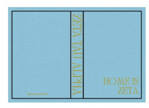 Zeta Tau Alpha Keepsake Book Box