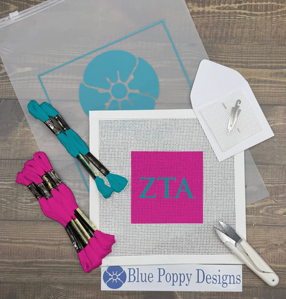 Zeta Tau Alpha Needlepoint Kit Classic